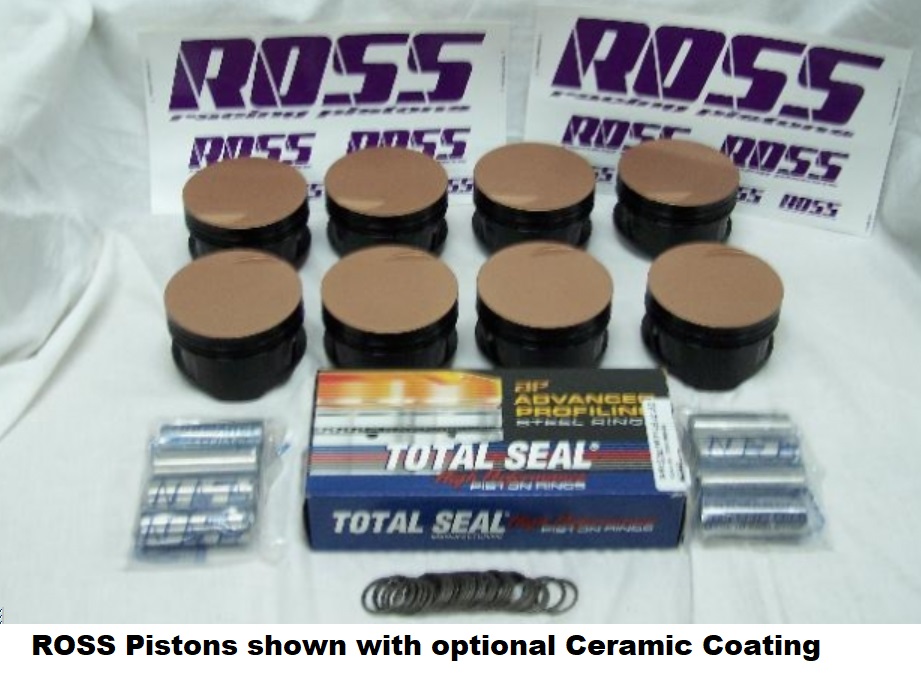 Ross Forged Pistons Option Forged Scat Rods 99-07 Mopar 4.7L V8 - Click Image to Close